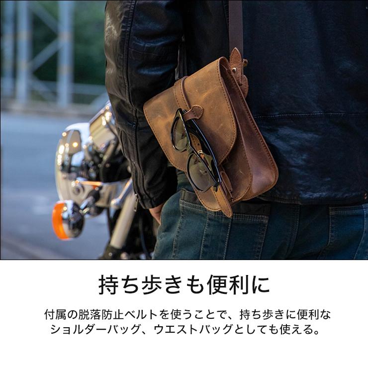 DEGNER（デグナー） レザーマグネットタンクバッグ 0.9L ショルダー