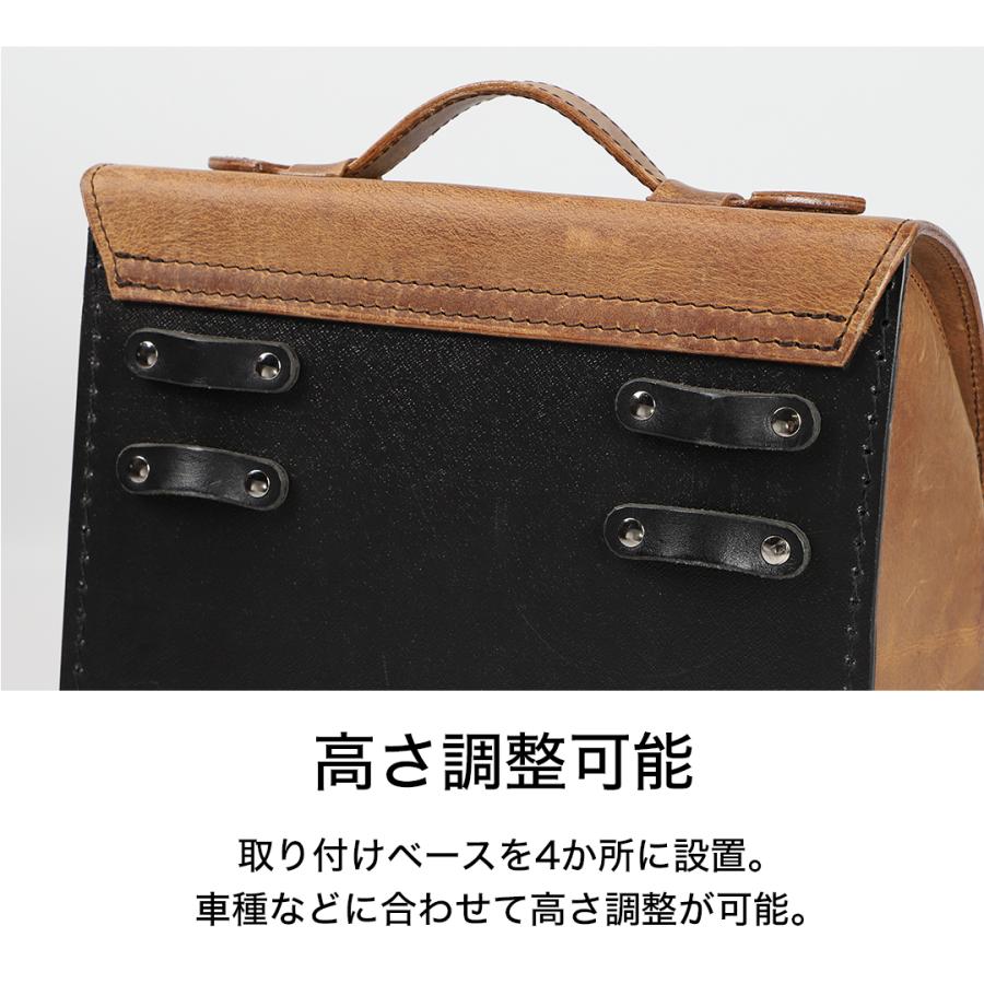 DEGNER（デグナー） レザーサドルバッグ SB-98 バイク 本革 : デグナー 
