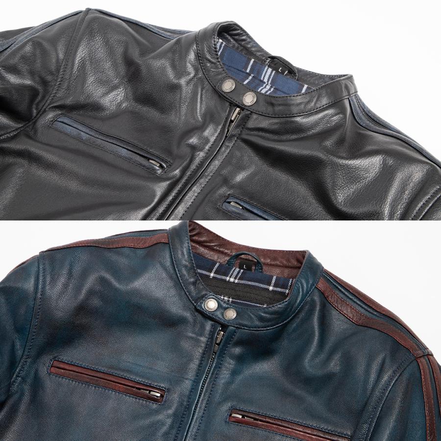 ★デグナー SP忠男コラボ レザージャケット プロテクター標準装備 ライダース バイク 【SP忠男コラボ】SP忠男レザージャケット[SPJ-6] ウェア,メンズ