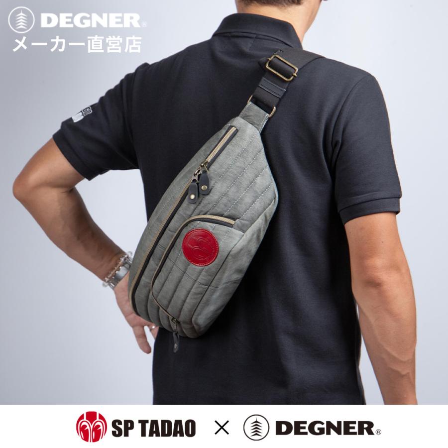 DEGNER 【SP忠男コラボ】SP忠男レザーウエストバッグ SPW-4 DEGNER 【SP忠男コラボ】SP忠男レザーウエストバッグ SPW-4