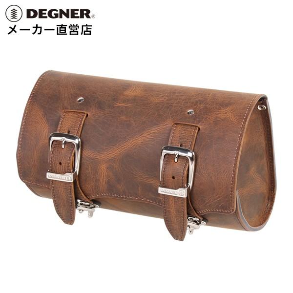 DEGNER　デグナー　 レザー　ヒップバッグ ヌメ革 　コンチョ　バイカー DEGNER（デグナー） レザー ヴィンテージ ツール バイク 取付 バッグ
