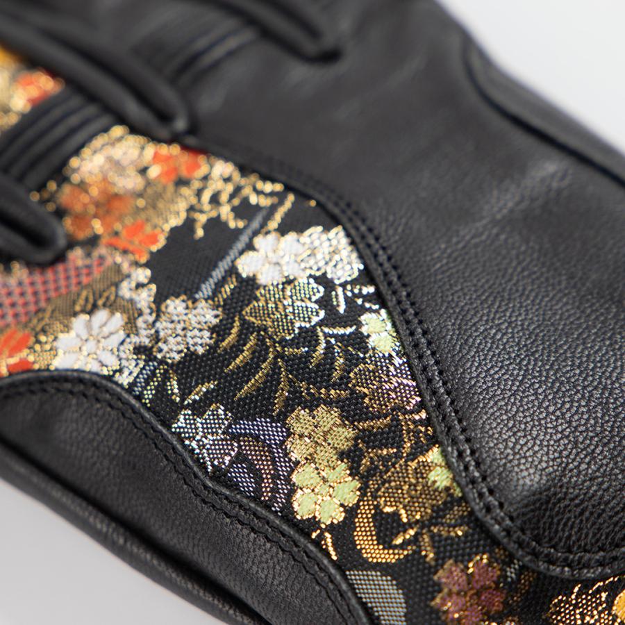 DEGNER（デグナー） バイク グローブ レザー 金襴 花山 本革