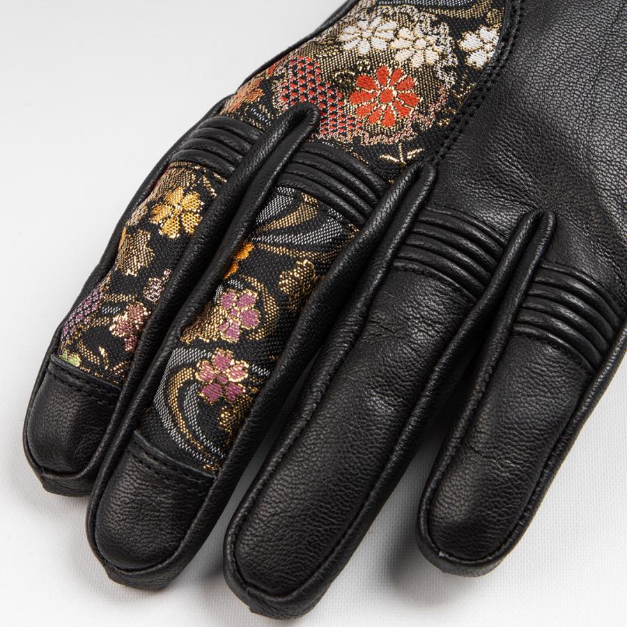 DEGNER（デグナー） バイク グローブ レザー 金襴 花山 本革
