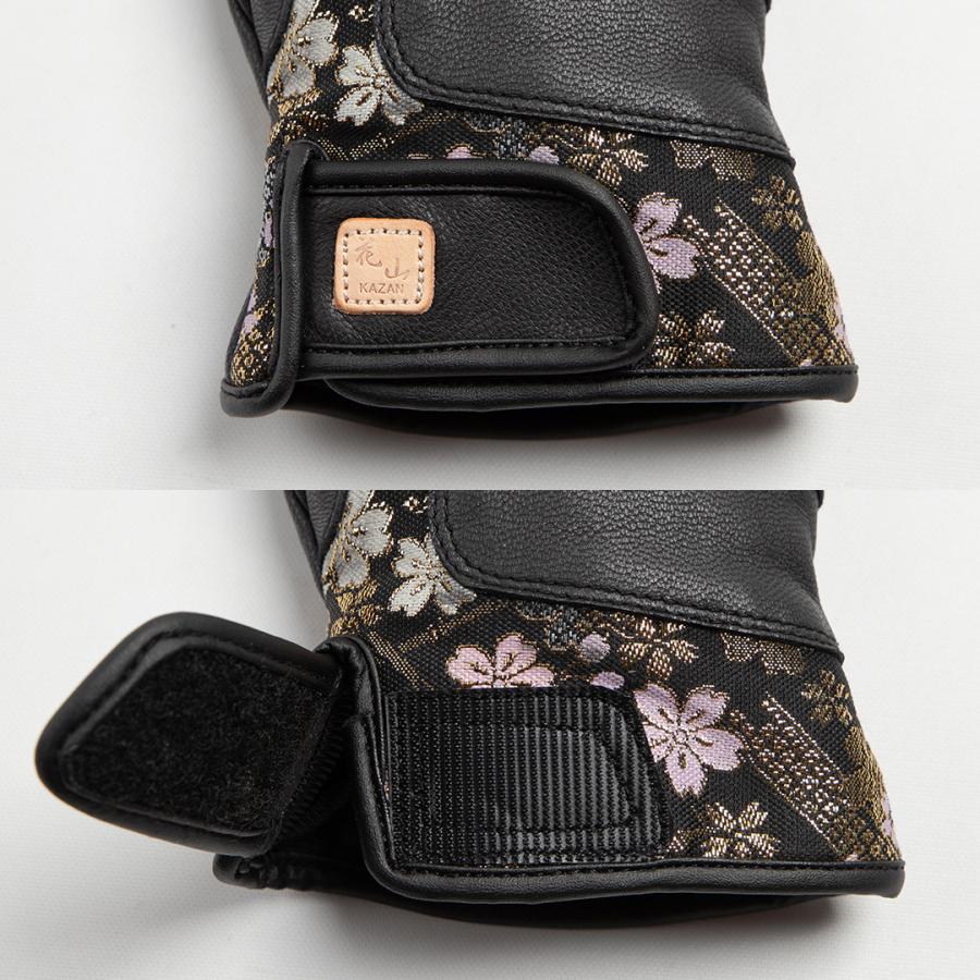 DEGNER（デグナー） バイク グローブ レザー 金襴 花山 本革