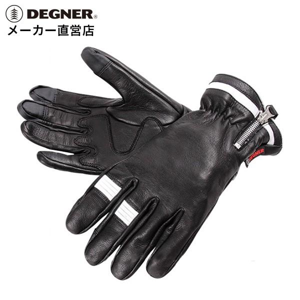 DEGNER（デグナー） バイク グローブ 本革 手袋 高機能 スマホ対応