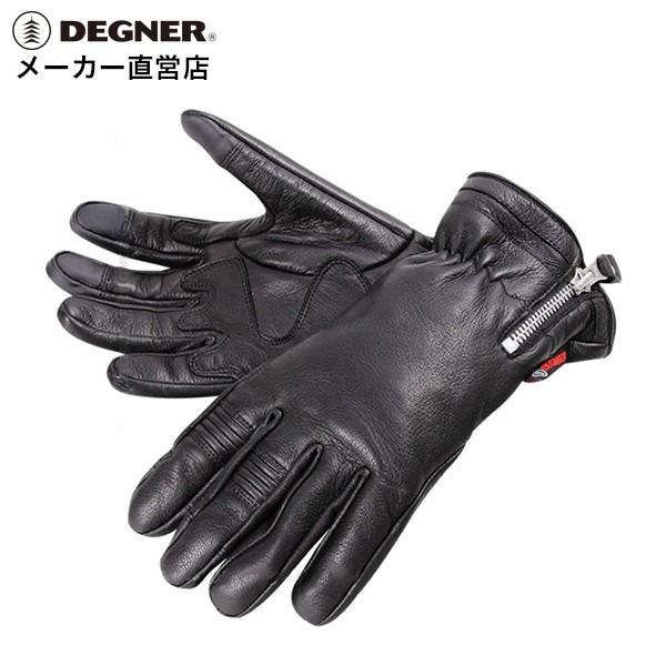 DEGNER（デグナー） バイク グローブ 本革 手袋 高機能 スマホ対応