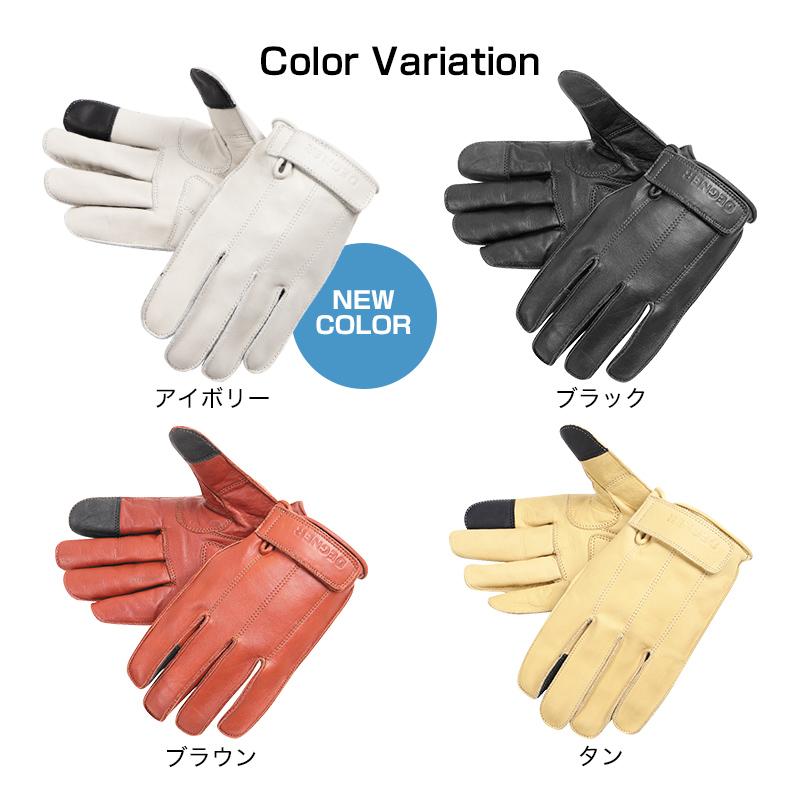 DEGNER（デグナー） レザーグローブ ツーリング ショート バイク