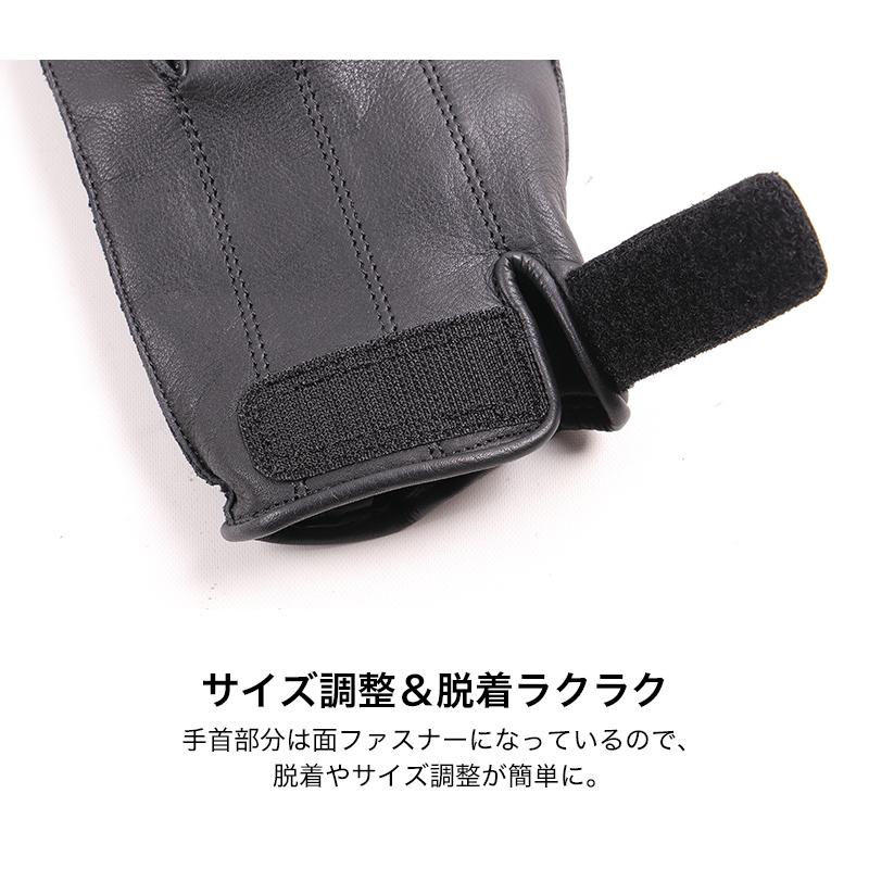 DEGNER（デグナー） レザーグローブ ツーリング ショート バイク