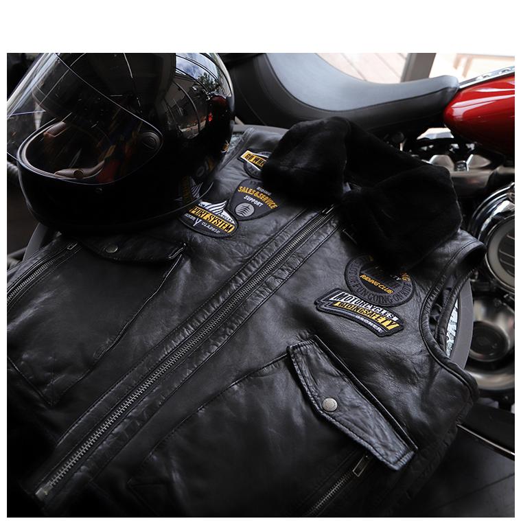 DEGNER（デグナー） レザーベスト V-18 : デグナーヤフーショッピング