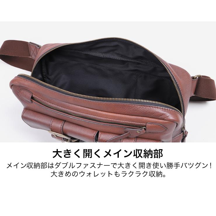 DEGNER デグナー レザー 本革 ショルダー ボディ バッグ W-114 DEGNER デグナー レザー 本革 ショルダー ボディ バッグ W-114