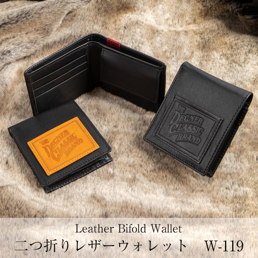 DEGNER（デグナー） 2つ折りレザーウォレット 本革 W-119 バイク 革
