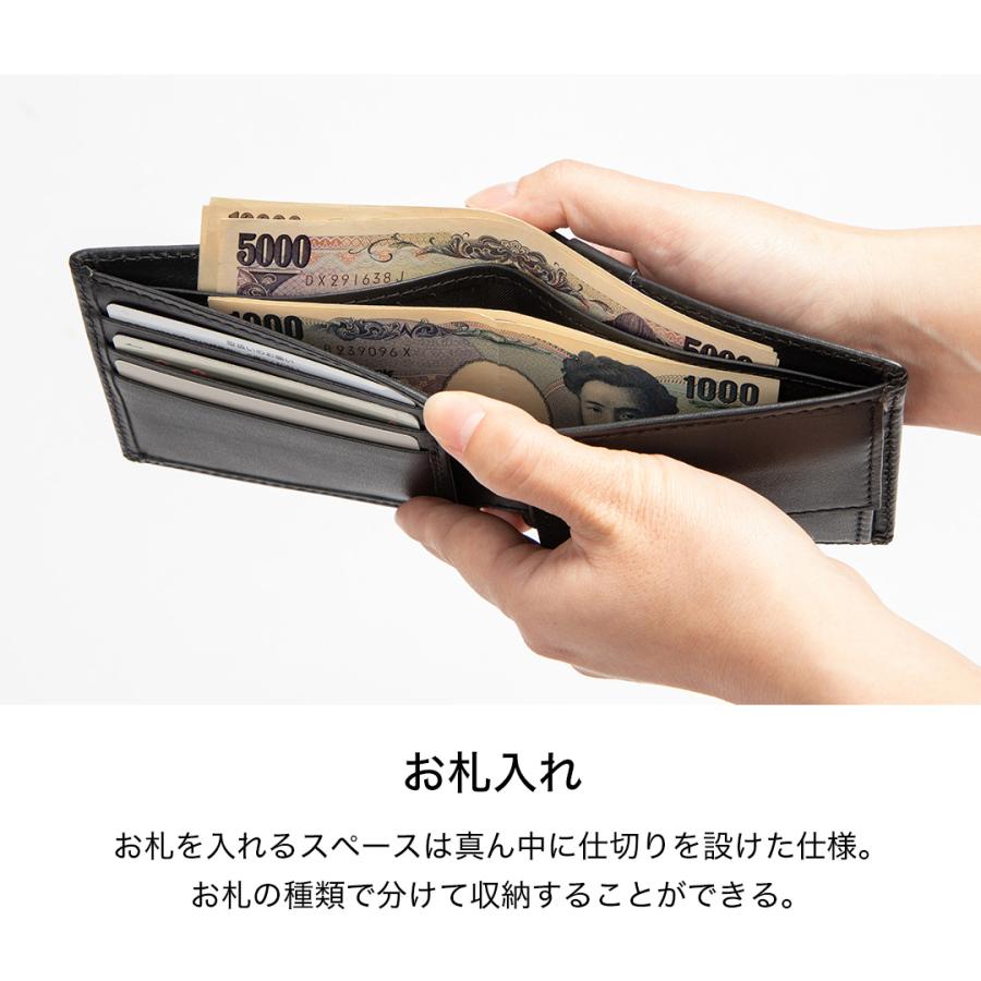 DEGNER（デグナー） 2つ折りレザーウォレット 本革 W-119 バイク 革