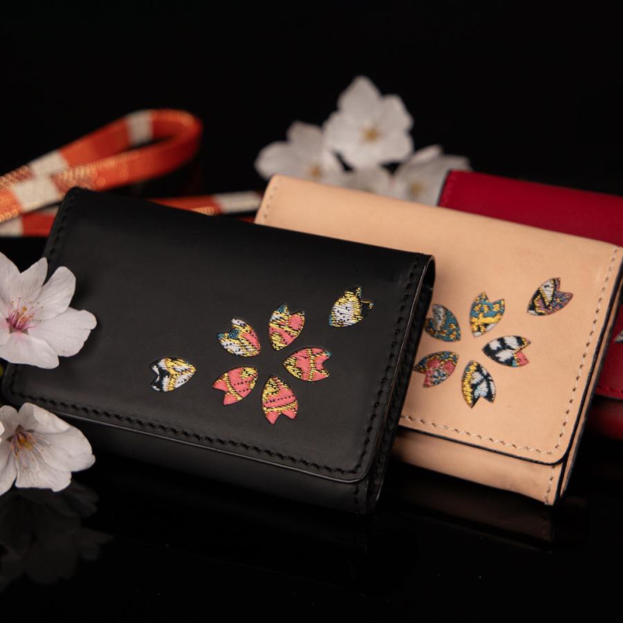 DEGNER（デグナー） 花山名刺ケース 本革 桜 W-130K 大容量 : デグナー