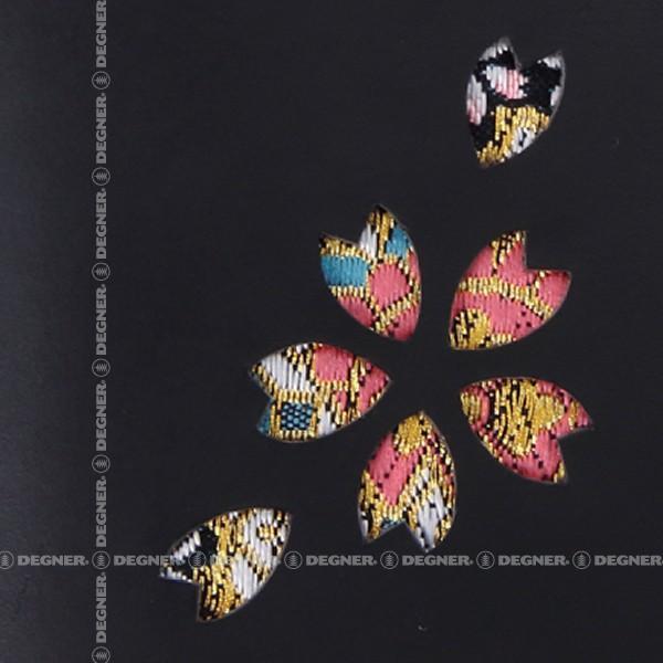 花山レザーウォレット/KAZAN LEATHER WALLET（ブラック） W-88K-都桜-BK