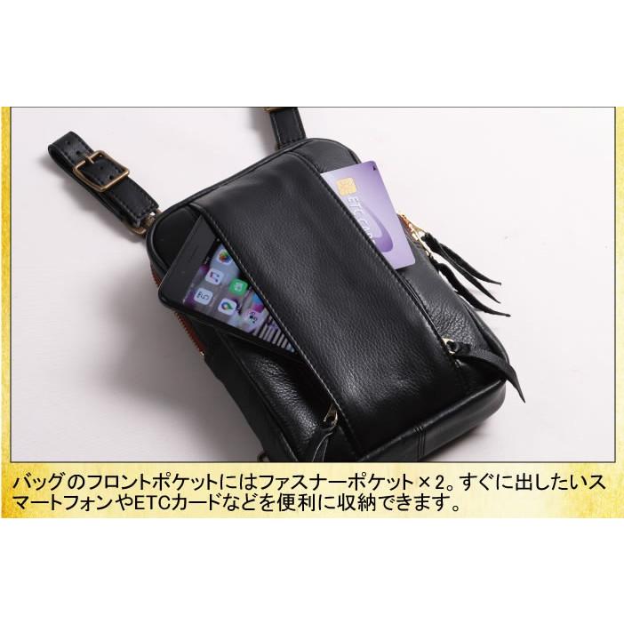 レザーホルスターバッグ/LEATHER HOLSTER BAG [W-49A]｜degner-jp｜04