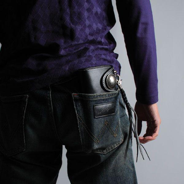 DEGNER（デグナー） レザーウォレット/LEATHER WALLET（ブラック） W