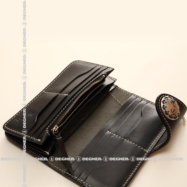 花山 花山レザーウォレット/KAZAN LEATHER WALLET(ブラック 花山 花山レザーウォレット/KAZAN LEATHER WALLET(ブラック