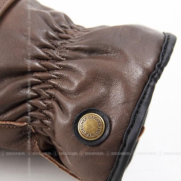 プロテクター デグナー シャーリング 温かい バイクグローブ グローブ (ブラック) あす楽対応！ 透湿防水フィルム バイク WG-18 手袋 本革グローブ