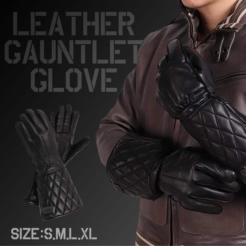 DEGNER（デグナー） 本革 牛革 ガントレット 秋 冬 ツーリング