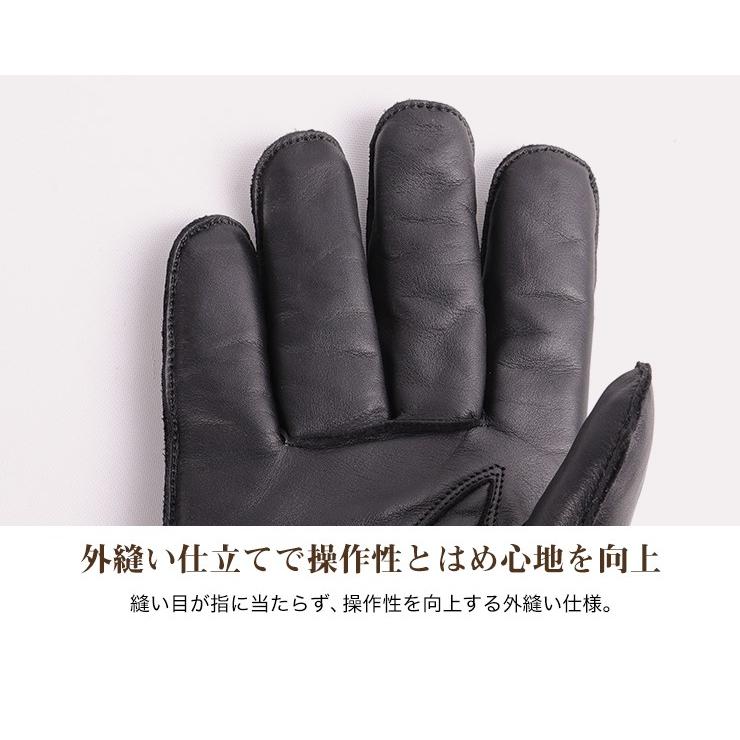 DEGNER（デグナー） 本革 牛革 ガントレット 秋 冬 ツーリング