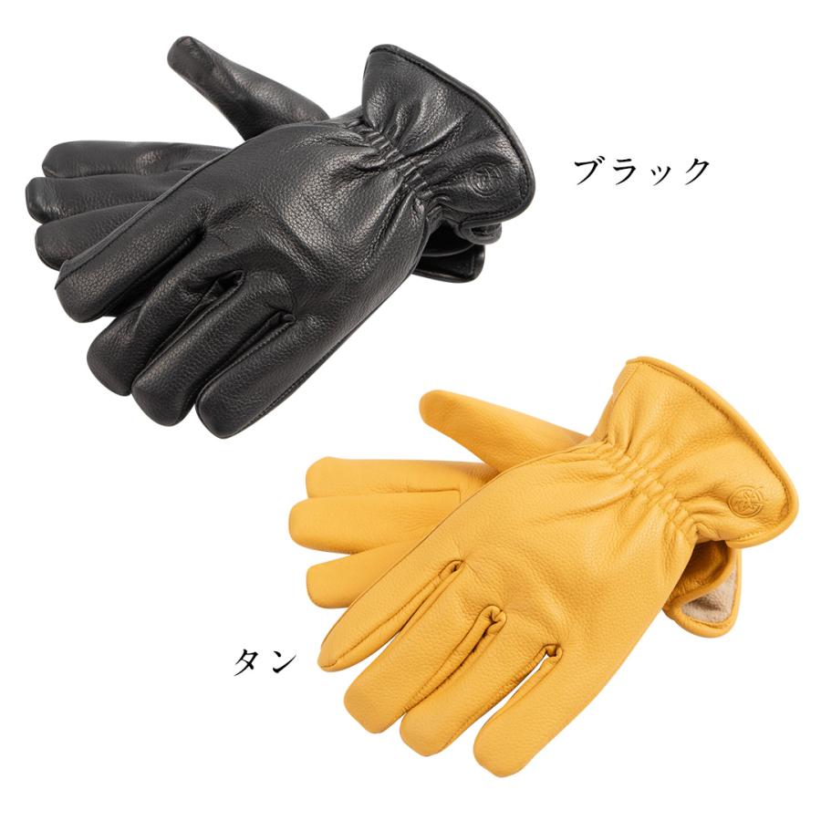 DEGNER（デグナー） 公式 洗えるウィンターレザーグローブ 本革