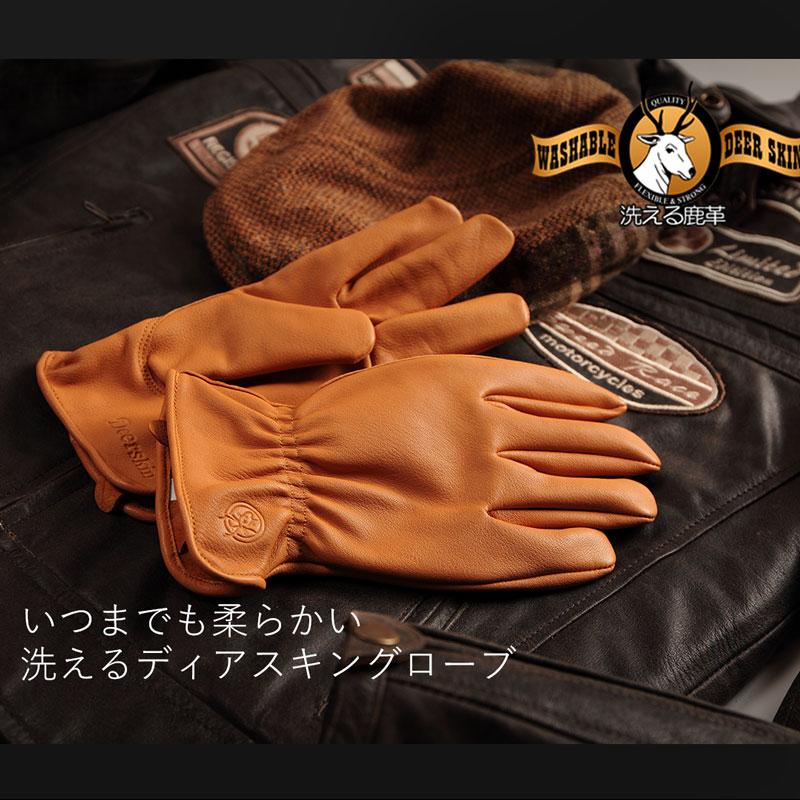 DEGNER（デグナー） レザーグローブ 本革 洗える WL962 : デグナー