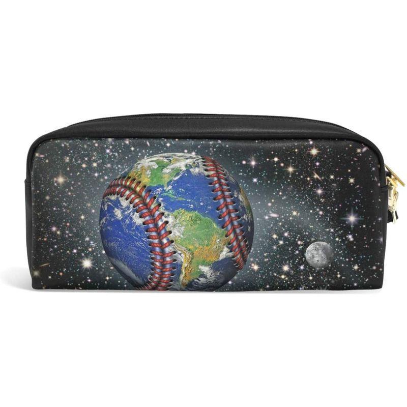 Chovy ペンケース 大容量 おしゃれ かわいい 高校生 筆箱 女の子 中学生 男の子 ふでばこ 筆入 軽量 Pu レザー 革 野球 宇宙 Dehe Store 通販 Yahoo ショッピング