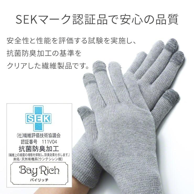 抗菌手袋 洗える メンズ ウイルス対策 スマホ対応 男性用 防臭 薄手 伸縮 吸水速乾 保温 日本製 ハンドメイド フリーサイズ Sek認証品 3r Agm01 ココロミクラブ2号店 通販 Yahoo ショッピング