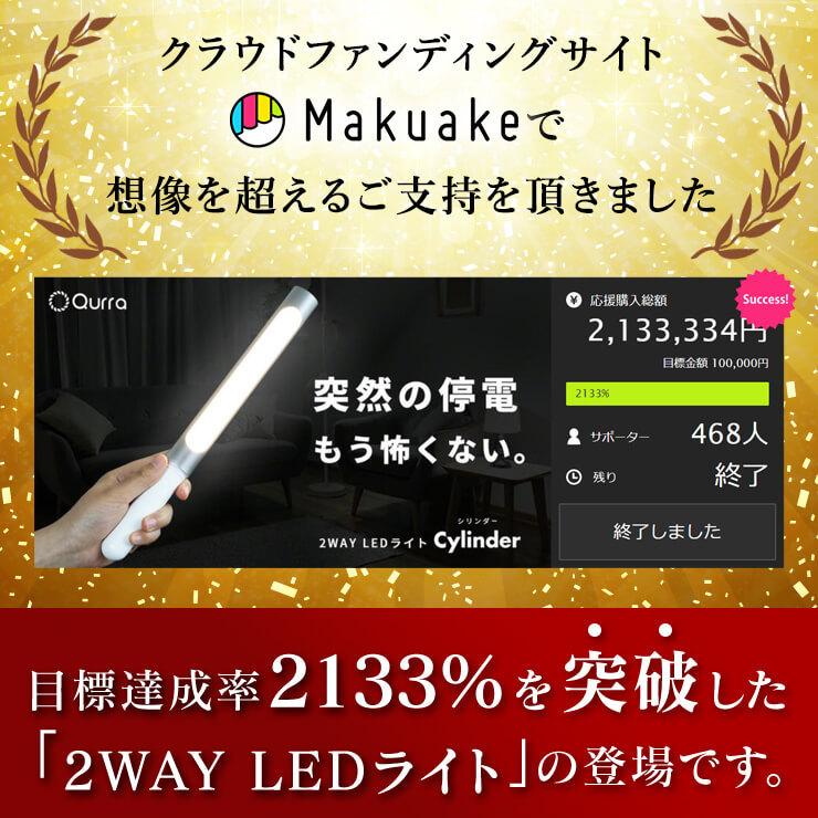 Ledライト 小型 おしゃれ クリップ ハンディ 懐中電灯 照明 室内 充電式 バーライト デスク 壁掛け フットライト 廊下 玄関 Qurra シリンダー 災害 停電 3r Led01 By3r 通販 Yahoo ショッピング