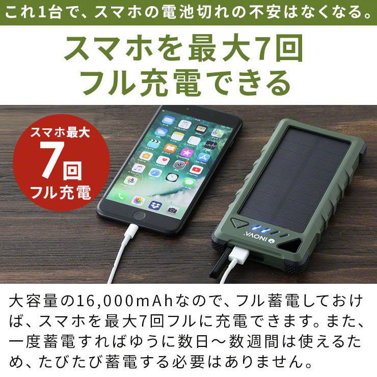 モバイルバッテリー ソーラーバッテリー充電器 防水 耐衝撃 災害対策 防災グッズ スマホ充電器 おすすめ 大容量 Iphone ソーラー充電器 mah 急速充電 Inova 3r Wt16bk By3r 通販 Yahoo ショッピング
