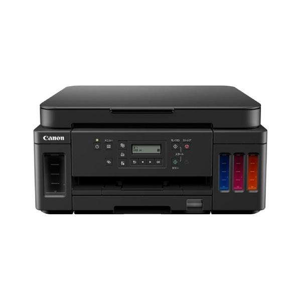 Canon キャノン インクジェット複合機 プリンター ギガタンク G6030 ブラック(予約受付中：5/27〜発送)（在庫あり）｜dejikura