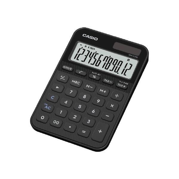 CASIO（カシオ） カラフル電卓 MW-C20D-BK-N ブラック MWC20DBKN (納期目安2-3週間) : デジ倉 - 通販 ...