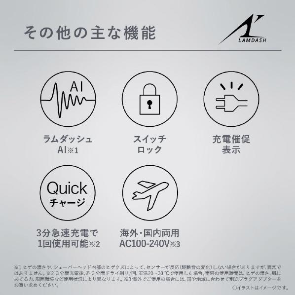 パナソニック 3枚刃シェーバー ラムダッシュ ES-LT8C-A 青 ESLT8CA（納期目安1〜2週間）｜dejikura｜11