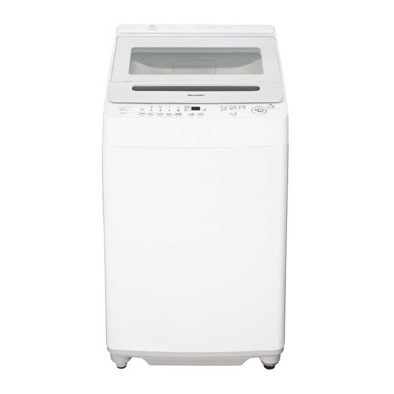 SHARP（シャープ） 8.0kgインバーター全自動洗濯機 ES-GV8K-W ホワイト