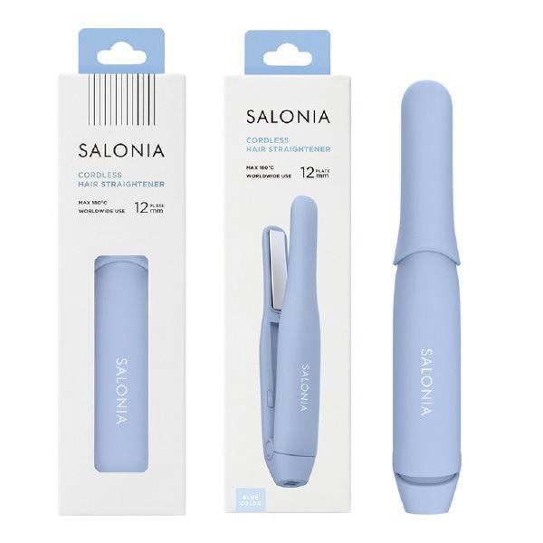 SALONIA コードレス ストレートヘアアイロン KSAL26131BL [ブルー]