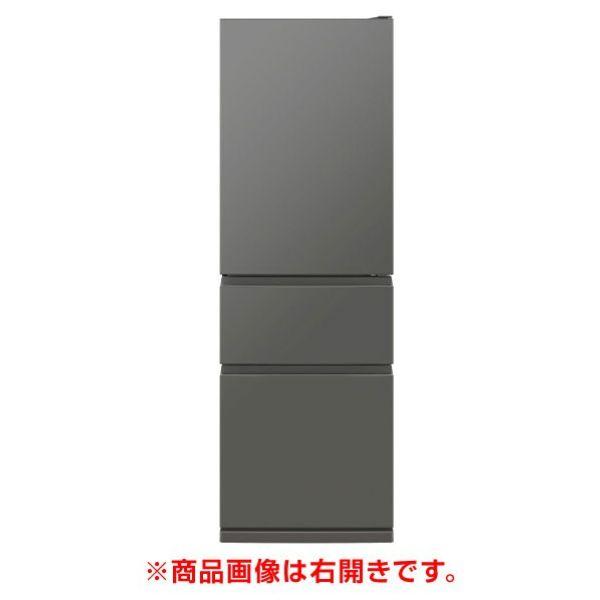 三菱（MITSUBISHI） (左開き) 365L 3ドア冷蔵庫 MR-CX37E5ML-H マット