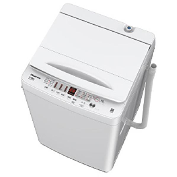 ☆設置不要の方☆ハイセンス 5．5kg全自動洗濯機 HW-55E2W 白 HW55E2W ...