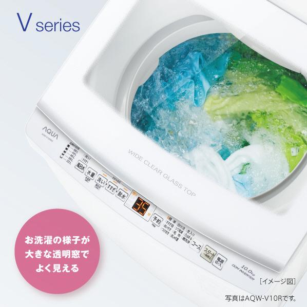 AQUA 9.0kgインバーター全自動洗濯機 AQW-V9E4(W) ホワイト AQUA 9.0kgインバーター全自動洗濯機 AQW-V9E4(W) ホワイト