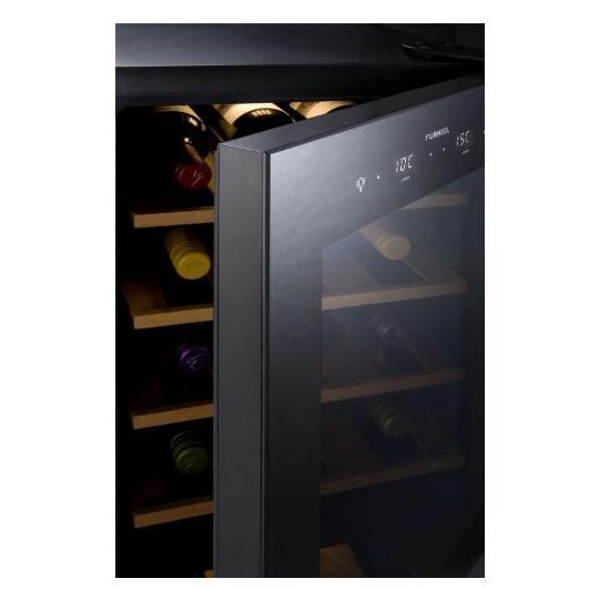 さくら製作所 (右開き) ワインセラー (12本収納) FURNIEL SAB-50G-PB