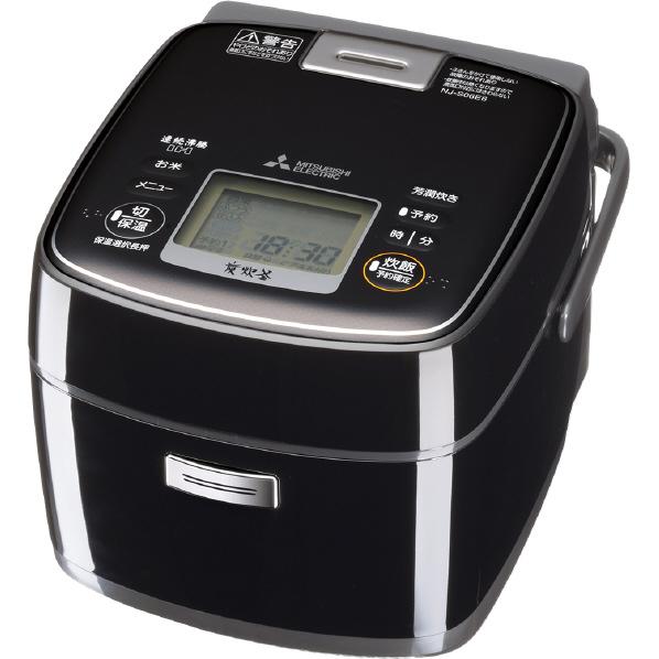 三菱 IH炊飯ジャー (3．5合炊き) KuaL 炭炊釜 NJS06E6K (NJ-S06E6-K) ピアノブラック