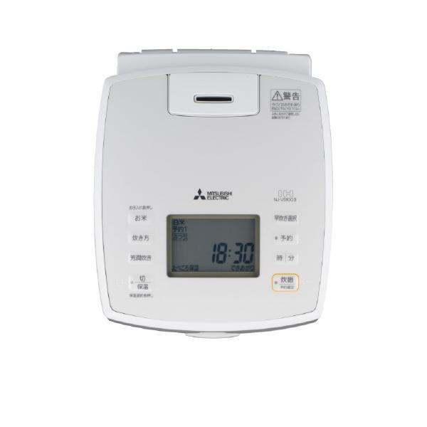 三菱ＩＨジャー炊飯器　NJーVS10GSーW 月白 ダブル備長炭コート　熾火 Amazon | 三菱電機 ジャー炊飯器 ダブル備長炭コート 熾火 炭炊