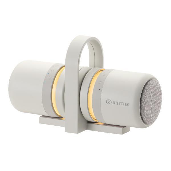 リズム(RHYTHM) Bluetooth スピーカー ライトグレー 2個 リズム(RHYTHM) Bluetooth スピーカー ライトグレー 2個