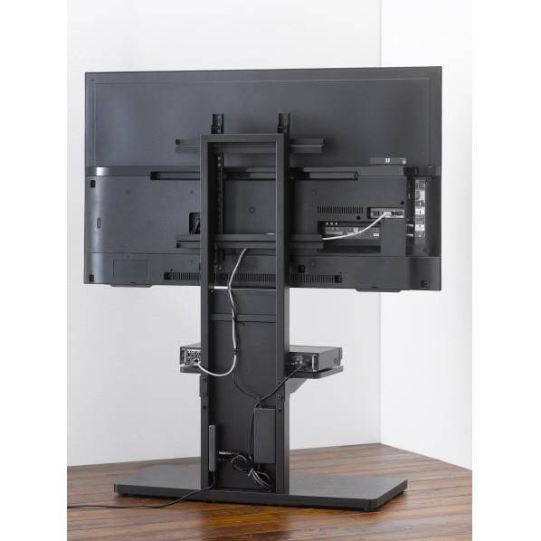 朝日木材加工 朝日木材 -55V型まで対応 テレビ台 WA 黒 AS-WA800