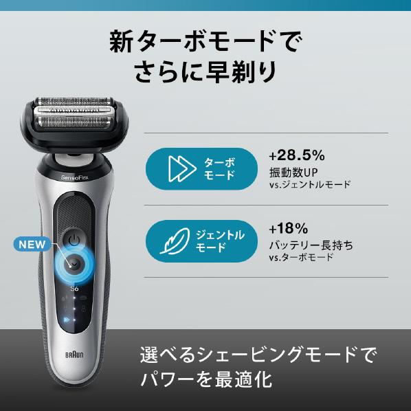 送料込　BRAUN Series6 3枚刃シェーバー 62-S1200S シリーズ6 電気シェーバー シルバー 62-S1200S [3枚刃 /AC100V-240V