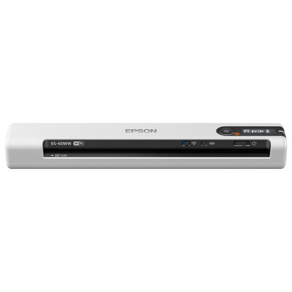 エプソン A4モバイルスキャナー ES-60WW ホワイト ES60WW (納期目安2-3 