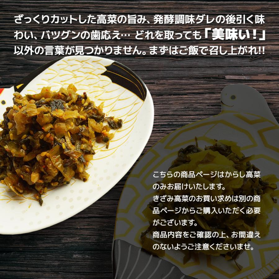 長崎県産100% 九州 長崎 老舗 長崎産 国産 からし高菜120g 3袋セット 辛子 刻み 高菜 漬け 漬物 たかな タカナ 大平食品 おつけもの ネコポス送料無料 |  | 02