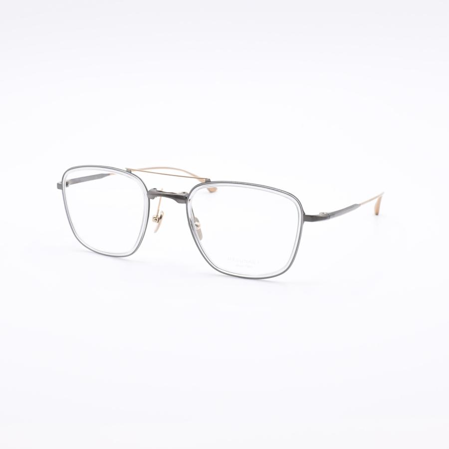 増永眼鏡 MASUNAGA since 1905 CONCORDE II col-49 GRY-BLACK     商品情報    フレームカラー：グレー/ブラックレンズ：デモレンズ【Ａ】レンズ横幅：50mm【Ｂ】ブリッジ幅：23mm【Ｃ】テンプル長さ：145mm【Ｄ】フレーム