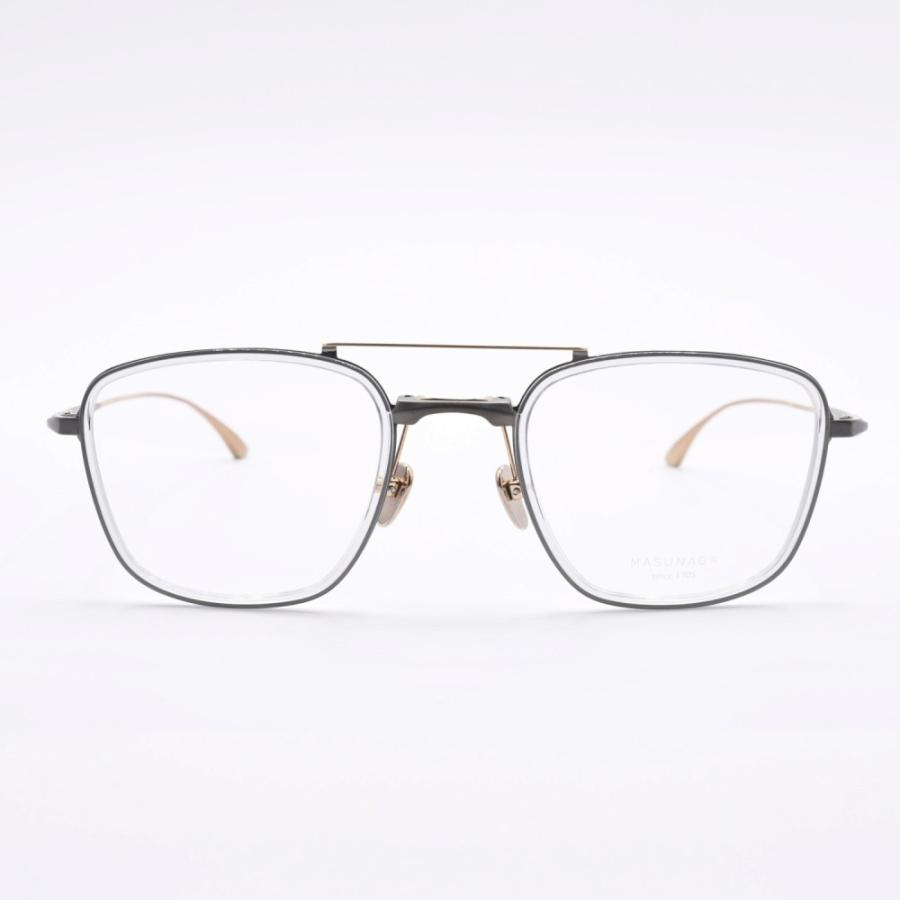 増永眼鏡 MASUNAGA since 1905 CONCORDE II col-49 GRY-BLACK     商品情報    フレームカラー：グレー/ブラックレンズ：デモレンズ【Ａ】レンズ横幅：50mm【Ｂ】ブリッジ幅：23mm【Ｃ】テンプル長さ：145mm【Ｄ】フレーム
