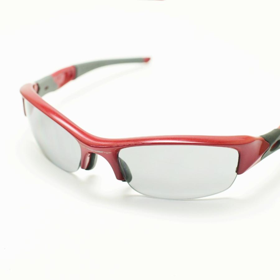 GOODMAN LENS MANUFACTURE グッドマンレンズマニュファクチャー OAKLEY FLAK JACKET フラックジャケット用交換レンズ ライトグレー　ノーマルシェイプ｜dekorin｜03