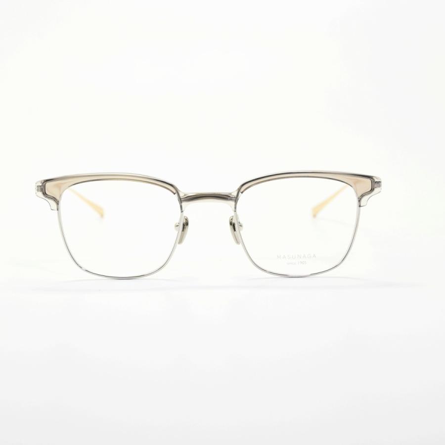 増永眼鏡 MASUNAGA since 1905 FULLER col-14 GRY CRYSTAL/SL 